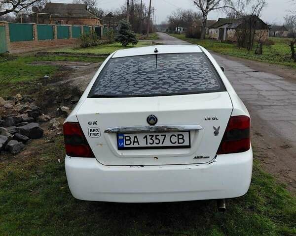 Белый Джили ЦК, объемом двигателя 1.3 л и пробегом 230 тыс. км за 1539 $, фото 8 на Automoto.ua