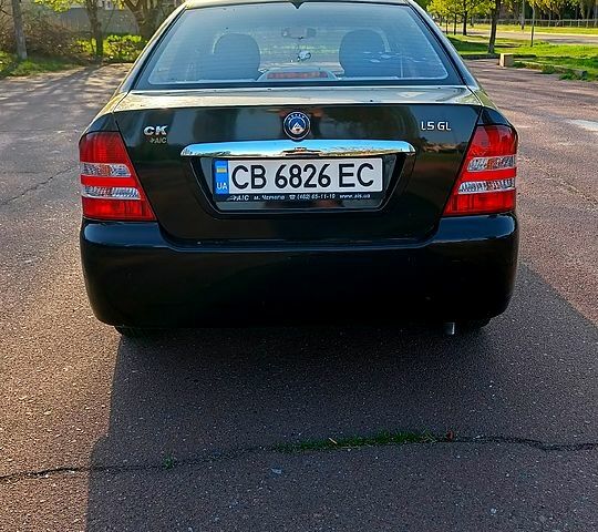 Черный Джили ЦК, объемом двигателя 1.5 л и пробегом 56 тыс. км за 3300 $, фото 2 на Automoto.ua