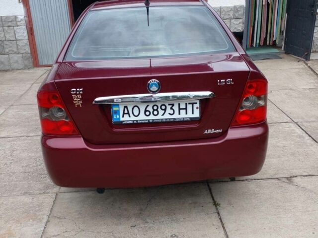 Красный Джили ЦК, объемом двигателя 1.5 л и пробегом 117 тыс. км за 2000 $, фото 2 на Automoto.ua