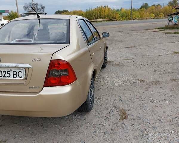 Желтый Джили ЦК, объемом двигателя 1.5 л и пробегом 253 тыс. км за 1450 $, фото 5 на Automoto.ua