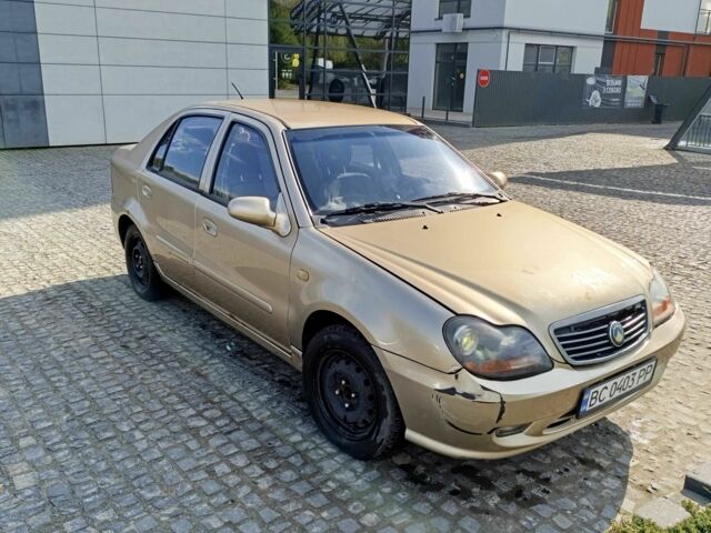 Желтый Джили ЦК, объемом двигателя 1.5 л и пробегом 150 тыс. км за 1700 $, фото 2 на Automoto.ua