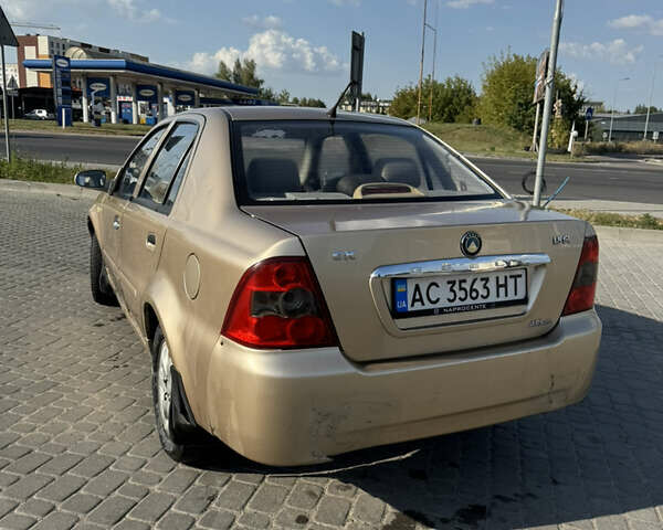 Желтый Джили ЦК, объемом двигателя 1.5 л и пробегом 170 тыс. км за 1400 $, фото 2 на Automoto.ua
