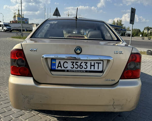 Желтый Джили ЦК, объемом двигателя 1.5 л и пробегом 170 тыс. км за 1400 $, фото 3 на Automoto.ua