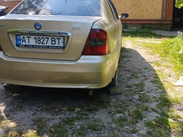 Желтый Джили ЦК, объемом двигателя 1.5 л и пробегом 175 тыс. км за 550 $, фото 1 на Automoto.ua