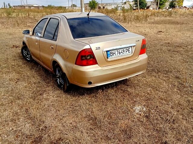 Желтый Джили ЦК, объемом двигателя 1.5 л и пробегом 12 тыс. км за 2500 $, фото 1 на Automoto.ua