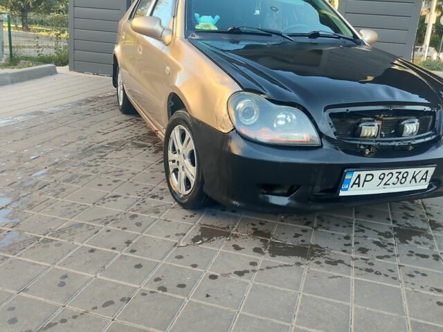 Желтый Джили ЦК, объемом двигателя 1.5 л и пробегом 166 тыс. км за 1500 $, фото 1 на Automoto.ua