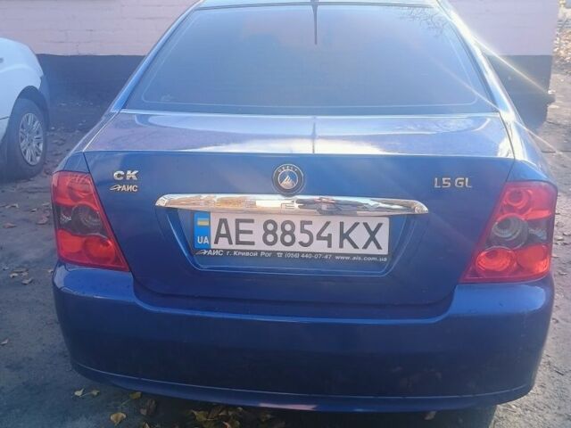 Синій Джилі ЦК, об'ємом двигуна 1.5 л та пробігом 100 тис. км за 2400 $, фото 1 на Automoto.ua