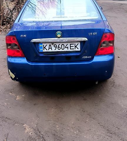 Синий Джили ЦК, объемом двигателя 1.5 л и пробегом 266 тыс. км за 1700 $, фото 2 на Automoto.ua
