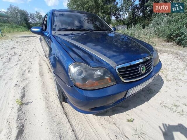 Синий Джили ЦК, объемом двигателя 1.5 л и пробегом 170 тыс. км за 1500 $, фото 1 на Automoto.ua