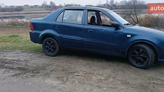 Синий Джили ЦК, объемом двигателя 1.5 л и пробегом 128 тыс. км за 1000 $, фото 1 на Automoto.ua