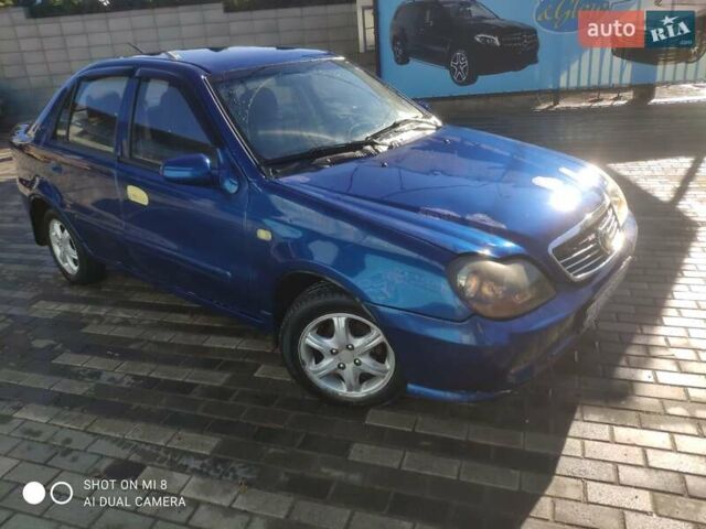Синий Джили ЦК, объемом двигателя 1.5 л и пробегом 143 тыс. км за 999 $, фото 1 на Automoto.ua