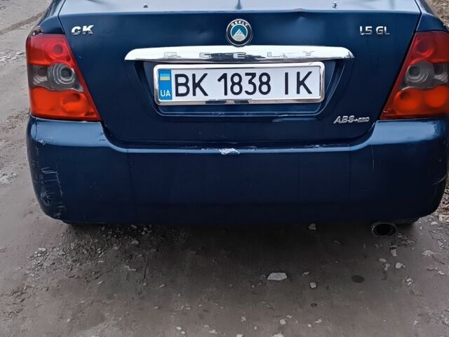 Синий Джили ЦК, объемом двигателя 1.5 л и пробегом 128 тыс. км за 1100 $, фото 2 на Automoto.ua