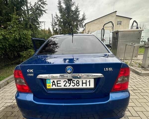 Синий Джили ЦК, объемом двигателя 1.5 л и пробегом 120 тыс. км за 2200 $, фото 1 на Automoto.ua