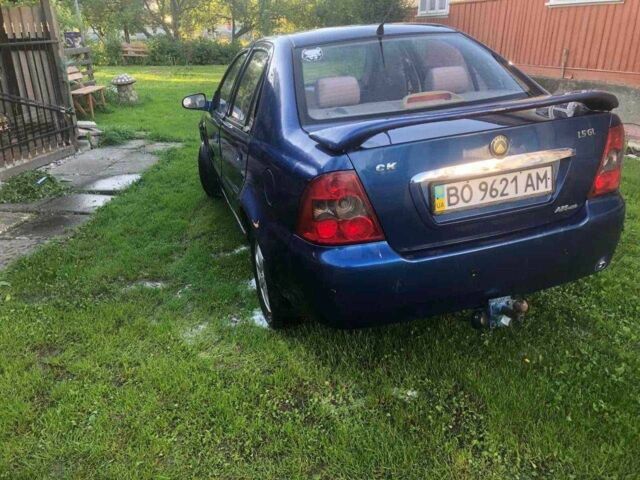 Синий Джили ЦК, объемом двигателя 1.6 л и пробегом 3 тыс. км за 1100 $, фото 4 на Automoto.ua