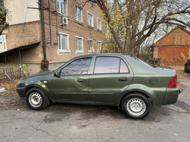 Зеленый Джили ЦК, объемом двигателя 1.5 л и пробегом 210 тыс. км за 950 $, фото 1 на Automoto.ua