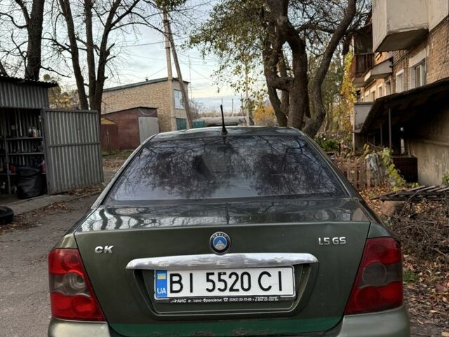 Зеленый Джили ЦК, объемом двигателя 1.5 л и пробегом 210 тыс. км за 950 $, фото 2 на Automoto.ua