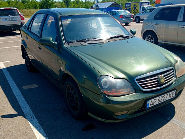 Зеленый Джили ЦК, объемом двигателя 1.5 л и пробегом 98 тыс. км за 1450 $, фото 1 на Automoto.ua