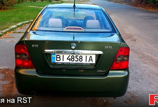 Зеленый Джили ЦК, объемом двигателя 1.5 л и пробегом 160 тыс. км за 1700 $, фото 5 на Automoto.ua