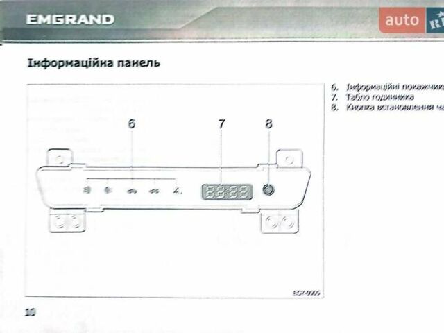 Белый Джили Эмгранд 7 (EC7), объемом двигателя 1.79 л и пробегом 172 тыс. км за 2800 $, фото 15 на Automoto.ua