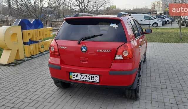 Червоний Джилі МК Крос, об'ємом двигуна 1.5 л та пробігом 9 тис. км за 5200 $, фото 2 на Automoto.ua
