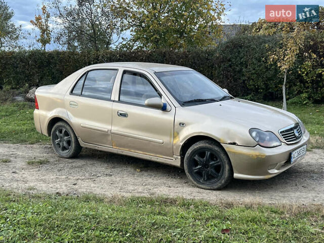 Желтый Джили МР, объемом двигателя 1.5 л и пробегом 220 тыс. км за 900 $, фото 3 на Automoto.ua