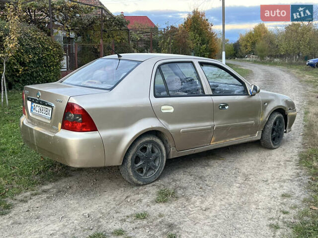 Желтый Джили МР, объемом двигателя 1.5 л и пробегом 220 тыс. км за 900 $, фото 5 на Automoto.ua