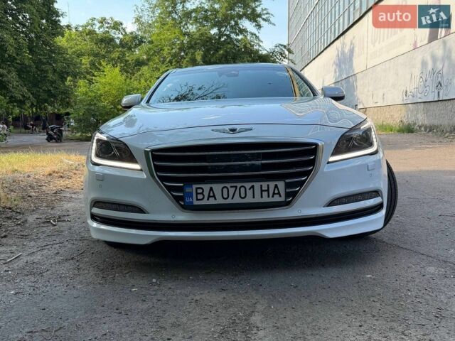 Белый Генезис G80, объемом двигателя 3.78 л и пробегом 97 тыс. км за 18300 $, фото 1 на Automoto.ua