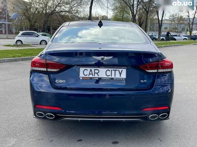 Генезис G80, объемом двигателя 5 л и пробегом 81 тыс. км за 29000 $, фото 5 на Automoto.ua