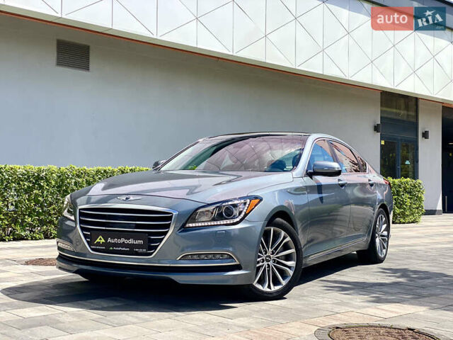 Серый Генезис G80, объемом двигателя 3.78 л и пробегом 70 тыс. км за 19500 $, фото 1 на Automoto.ua