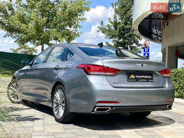 Серый Генезис G80, объемом двигателя 3.78 л и пробегом 70 тыс. км за 19500 $, фото 5 на Automoto.ua