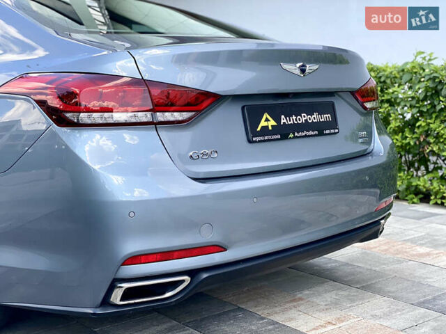 Серый Генезис G80, объемом двигателя 3.78 л и пробегом 70 тыс. км за 19500 $, фото 12 на Automoto.ua