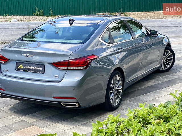 Серый Генезис G80, объемом двигателя 3.78 л и пробегом 70 тыс. км за 19500 $, фото 6 на Automoto.ua