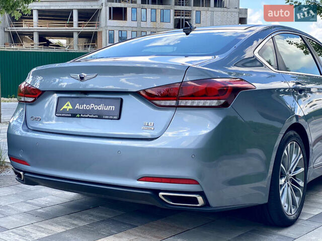 Серый Генезис G80, объемом двигателя 3.78 л и пробегом 70 тыс. км за 19500 $, фото 13 на Automoto.ua