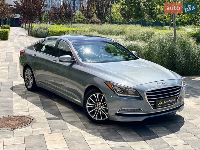 Серый Генезис G80, объемом двигателя 3.78 л и пробегом 70 тыс. км за 19500 $, фото 2 на Automoto.ua