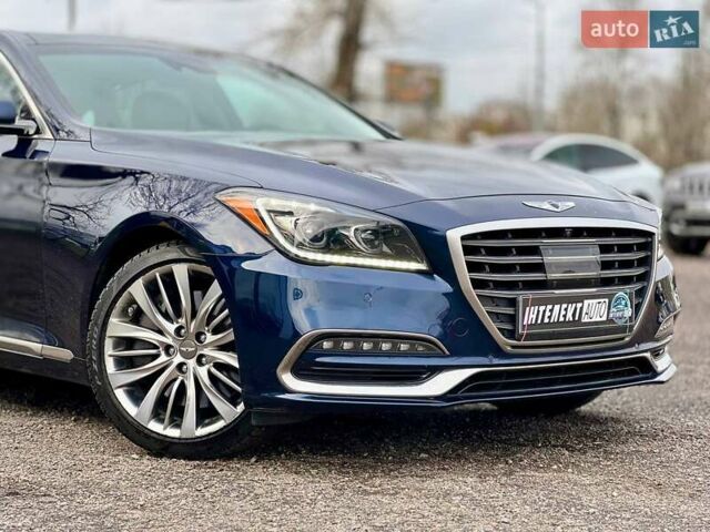 Синий Генезис G80, объемом двигателя 5 л и пробегом 84 тыс. км за 27500 $, фото 8 на Automoto.ua