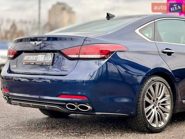 Синий Генезис G80, объемом двигателя 5 л и пробегом 84 тыс. км за 27500 $, фото 13 на Automoto.ua