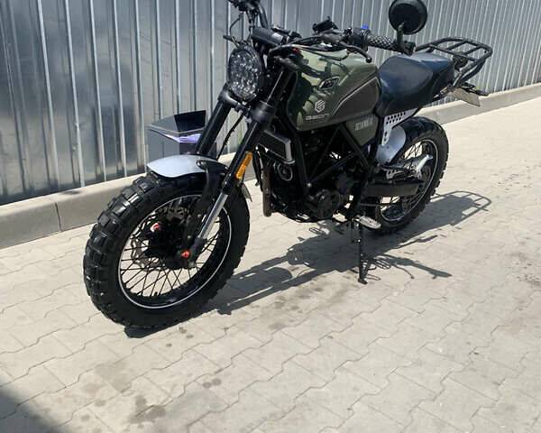 Геон Scrambler 250 2023 в Петропавлівська Борщагівка на Automoto.ua Зеленый Геон Scrambler 250, объемом двигателя 0.25 л и пробегом 10 тыс. км за 1500 $, фото 5 на Automoto.ua