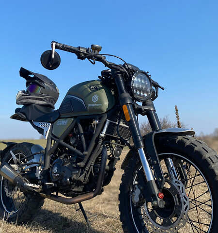 Зеленый Геон Scrambler 250, объемом двигателя 0.25 л и пробегом 8 тыс. км за 1400 $, фото 3 на Automoto.ua