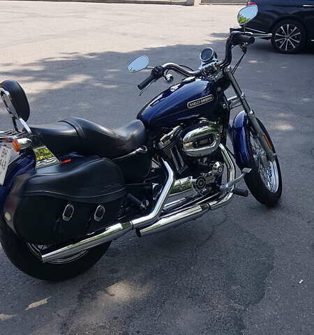 Синий Харлей-Дэвидсон 1200 Sportster, объемом двигателя 1.2 л и пробегом 12 тыс. км за 8000 $, фото 6 на Automoto.ua