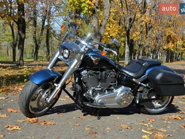 Синий Харлей-Дэвидсон Фэт Бой, объемом двигателя 1.87 л и пробегом 8 тыс. км за 35000 $, фото 10 на Automoto.ua