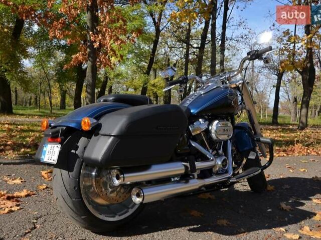Синий Харлей-Дэвидсон Фэт Бой, объемом двигателя 1.87 л и пробегом 8 тыс. км за 35000 $, фото 6 на Automoto.ua