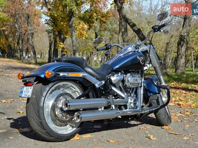 Синий Харлей-Дэвидсон Фэт Бой, объемом двигателя 1.87 л и пробегом 8 тыс. км за 35000 $, фото 17 на Automoto.ua
