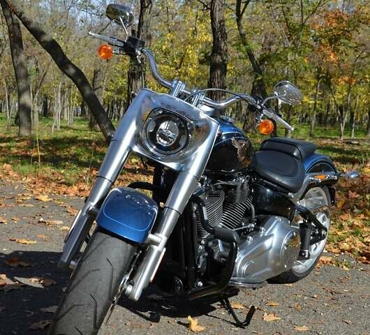 Синий Харлей-Дэвидсон Фэт Бой, объемом двигателя 1.87 л и пробегом 8 тыс. км за 35000 $, фото 15 на Automoto.ua