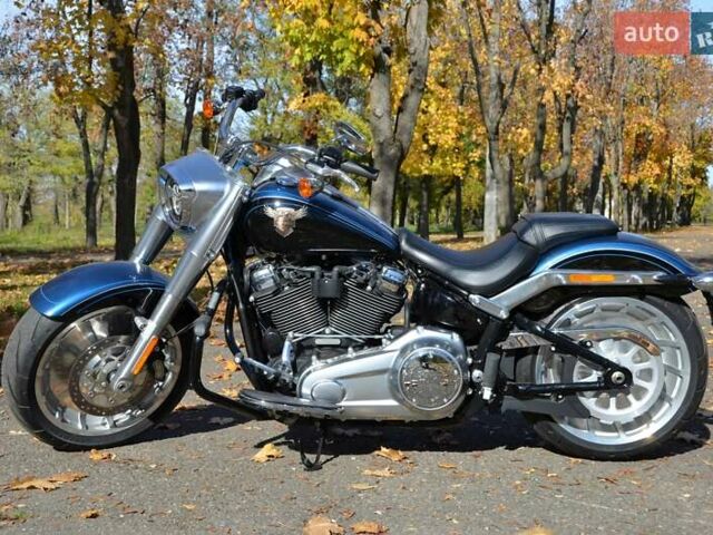 Синий Харлей-Дэвидсон Фэт Бой, объемом двигателя 1.87 л и пробегом 8 тыс. км за 35000 $, фото 14 на Automoto.ua