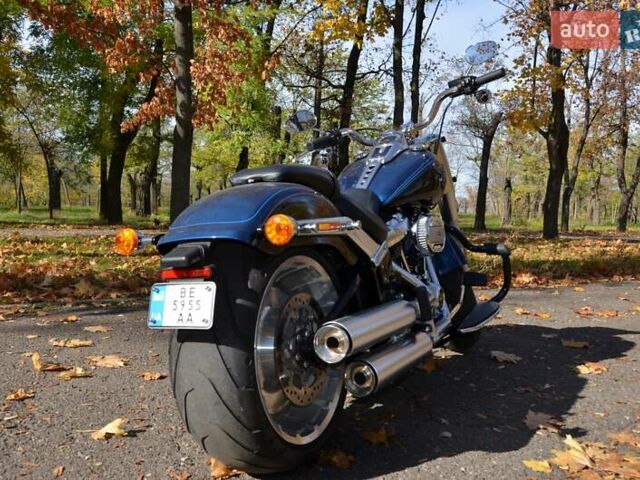 Синий Харлей-Дэвидсон Фэт Бой, объемом двигателя 1.87 л и пробегом 8 тыс. км за 35000 $, фото 16 на Automoto.ua