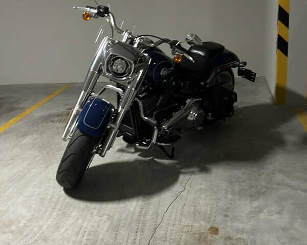 Синий Харлей-Дэвидсон Фэт Бой, объемом двигателя 1.9 л и пробегом 1 тыс. км за 24000 $, фото 16 на Automoto.ua