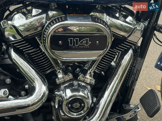 Синий Харлей-Дэвидсон Фэт Бой, объемом двигателя 1.9 л и пробегом 1 тыс. км за 24000 $, фото 6 на Automoto.ua