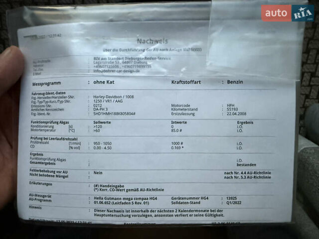 Черный Харлей-Дэвидсон В-Род, объемом двигателя 1.3 л и пробегом 61 тыс. км за 13700 $, фото 29 на Automoto.ua