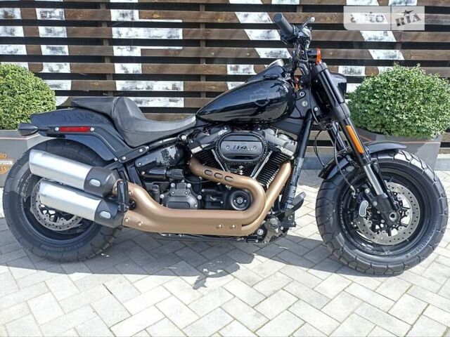 Черный Харлей-Дэвидсон Fat Bob, объемом двигателя 1.8 л и пробегом 16 тыс. км за 19500 $, фото 49 на Automoto.ua