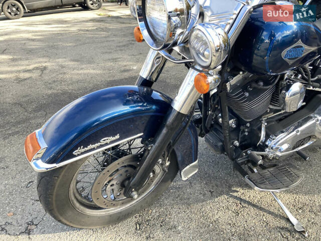 Синій Харлей-Девідсон FLSTC, об'ємом двигуна 1.45 л та пробігом 48 тис. км за 9000 $, фото 8 на Automoto.ua